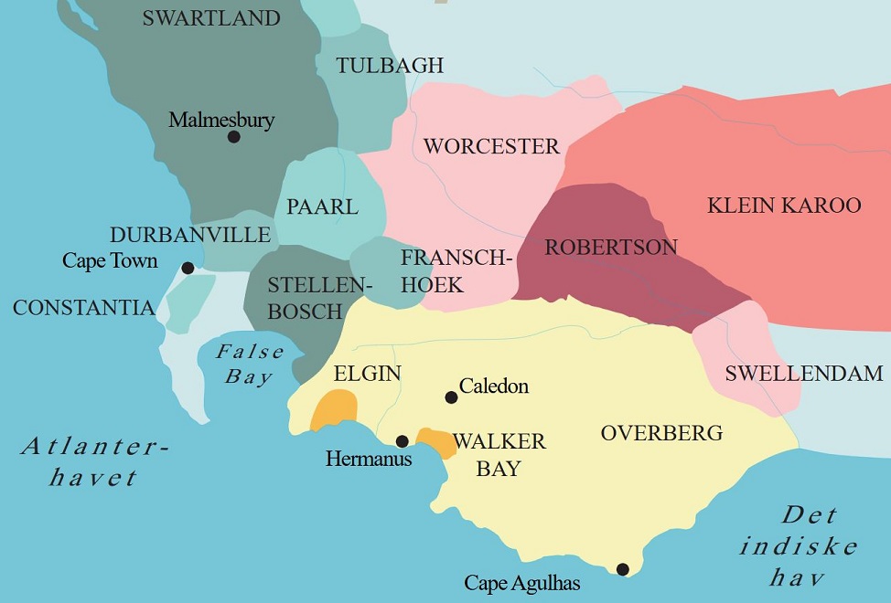 South African wine regions