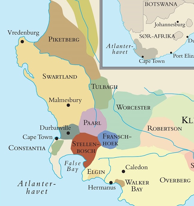 South African wine regions
