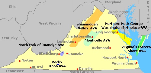 Virinia AVAs